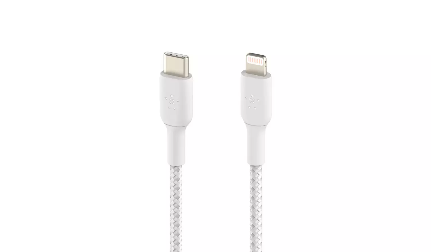 Belkin Braided USB-C to Lightning 1m Cable - White