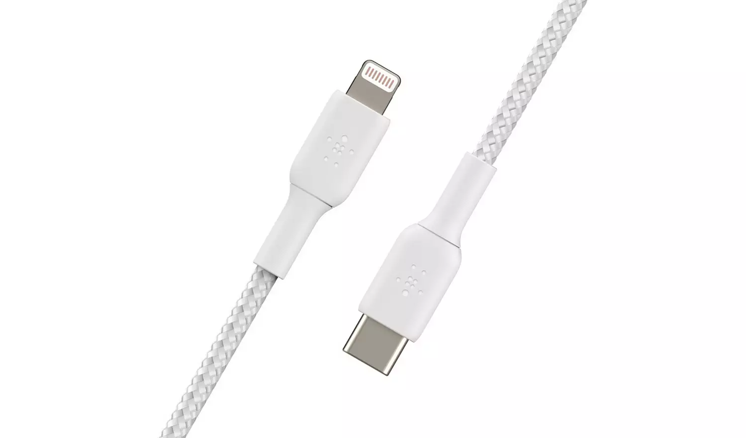 Belkin Braided USB-C to Lightning 1m Cable - White