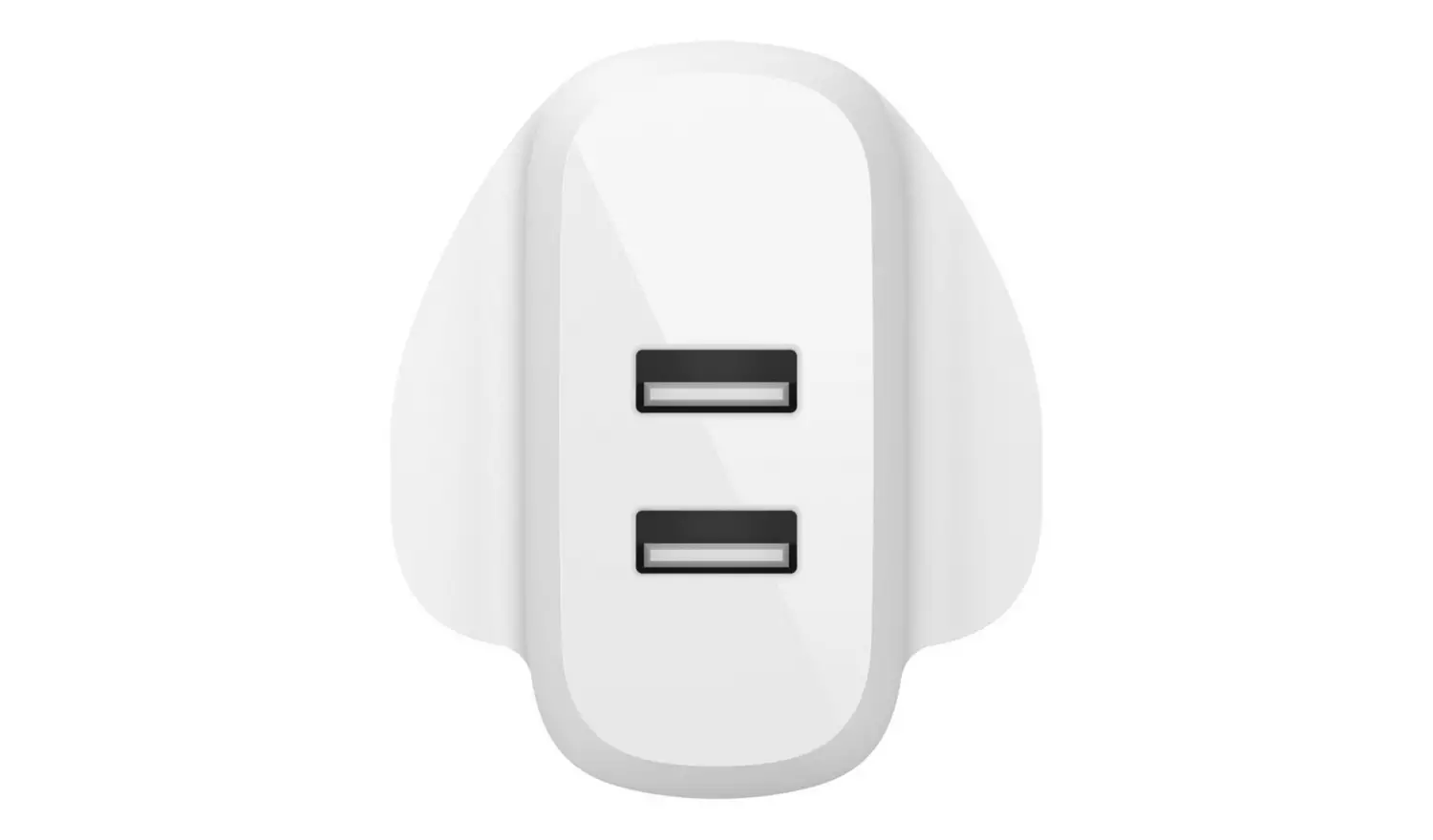 Belkin 24W Dual USB-A Wall Charger- White