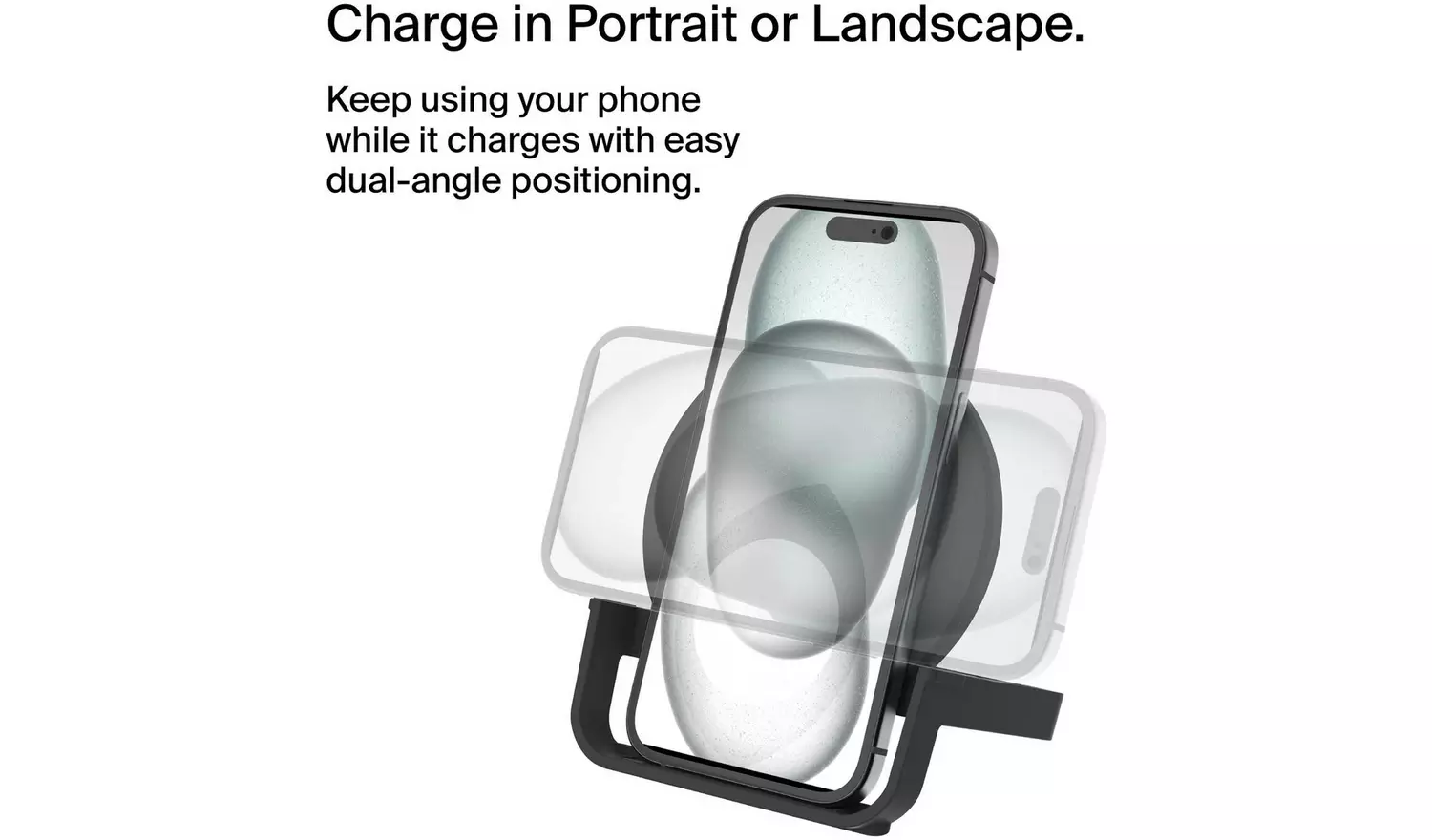 Belkin 10W Wireless Charger Stand with Plug - Black