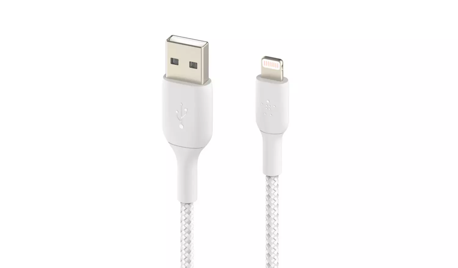 Belkin Braided USB-A to Lightning 3m Cable - White