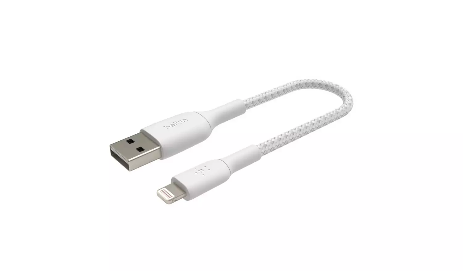 Belkin Braided USB-A to Lightning 3m Cable - White