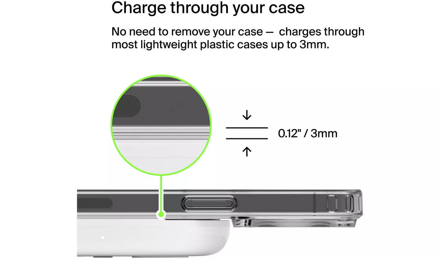 Belkin 10W Wireless Charger Pad with Plug - White