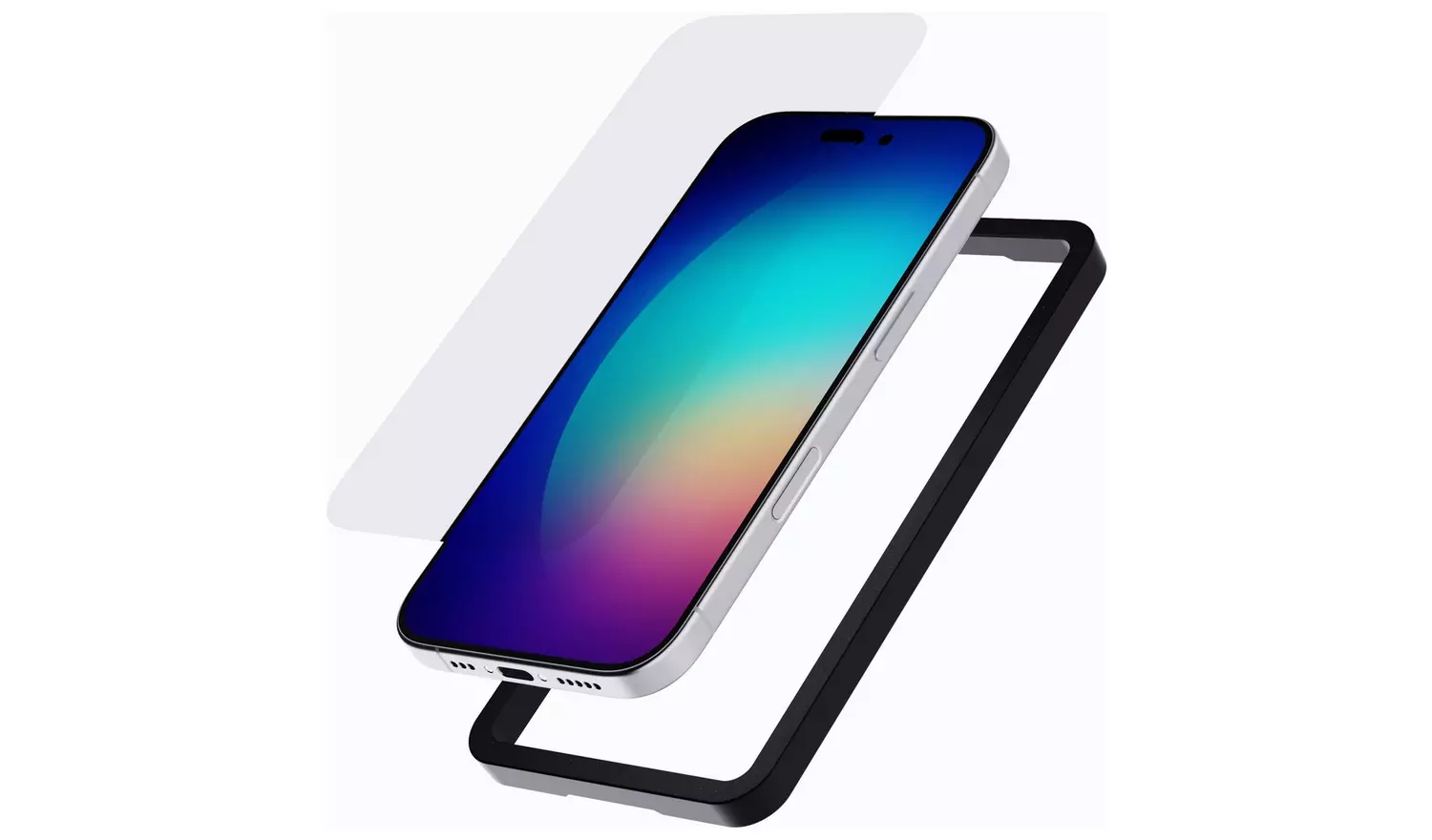 Tech21 iPhone 16 Pro Glass Screen Protector Twinpack