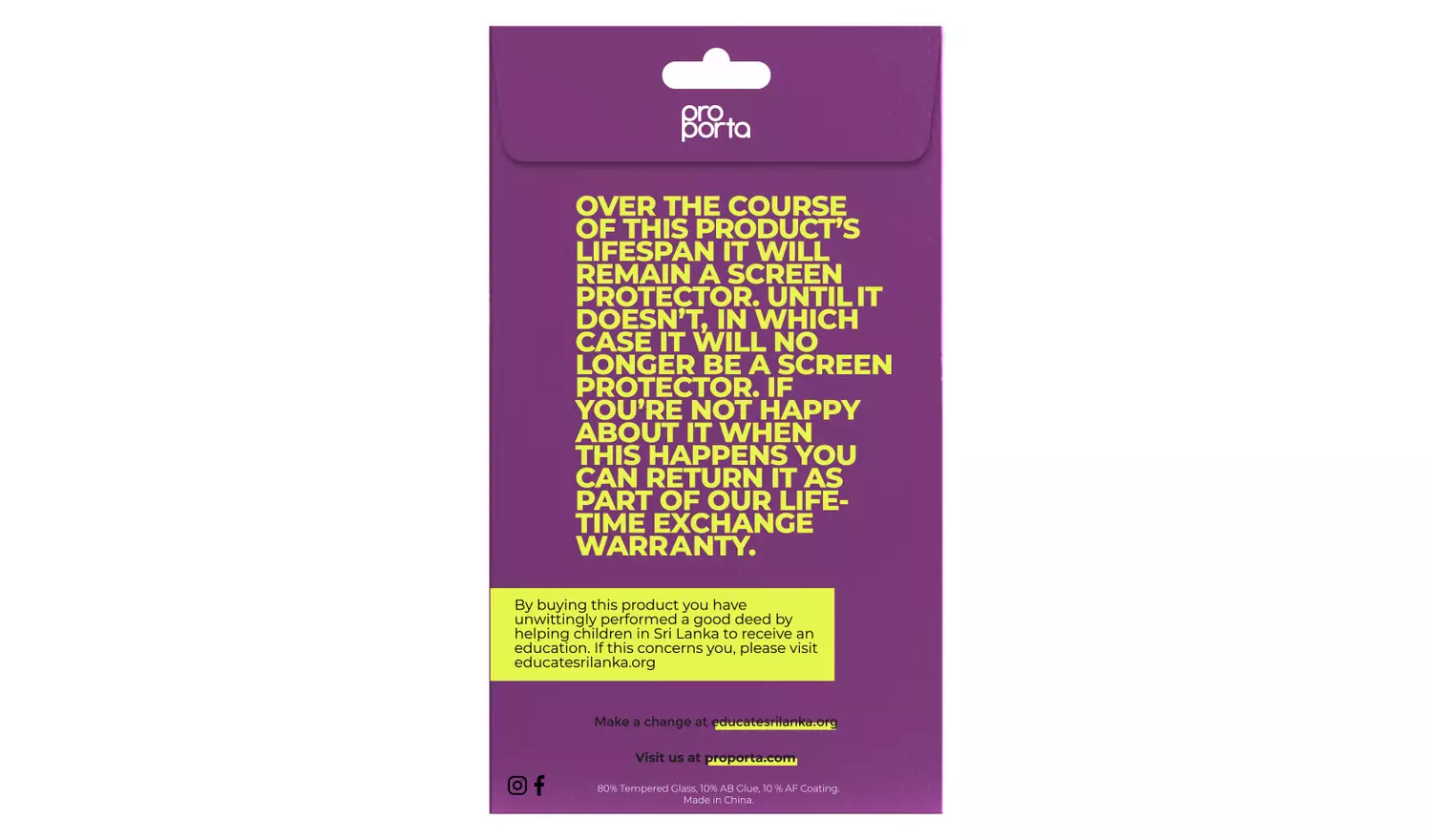 Proporta iPhone 12 / 12 Pro Glass Screen Protector