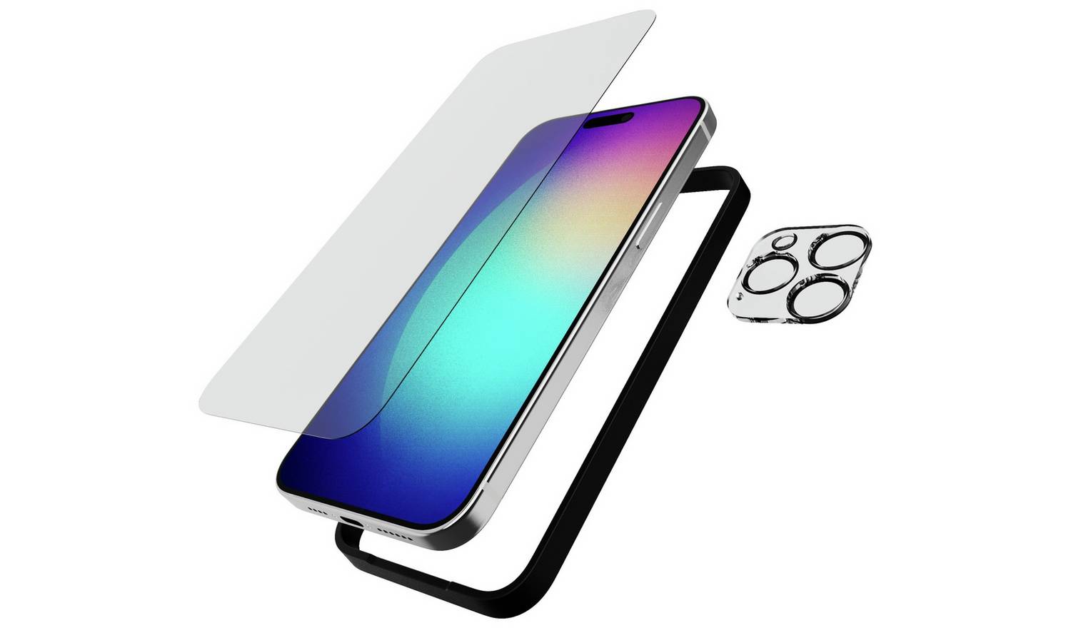 Tech21 iPhone 15 Pro Max Glass Screen/Camera Lens Protector