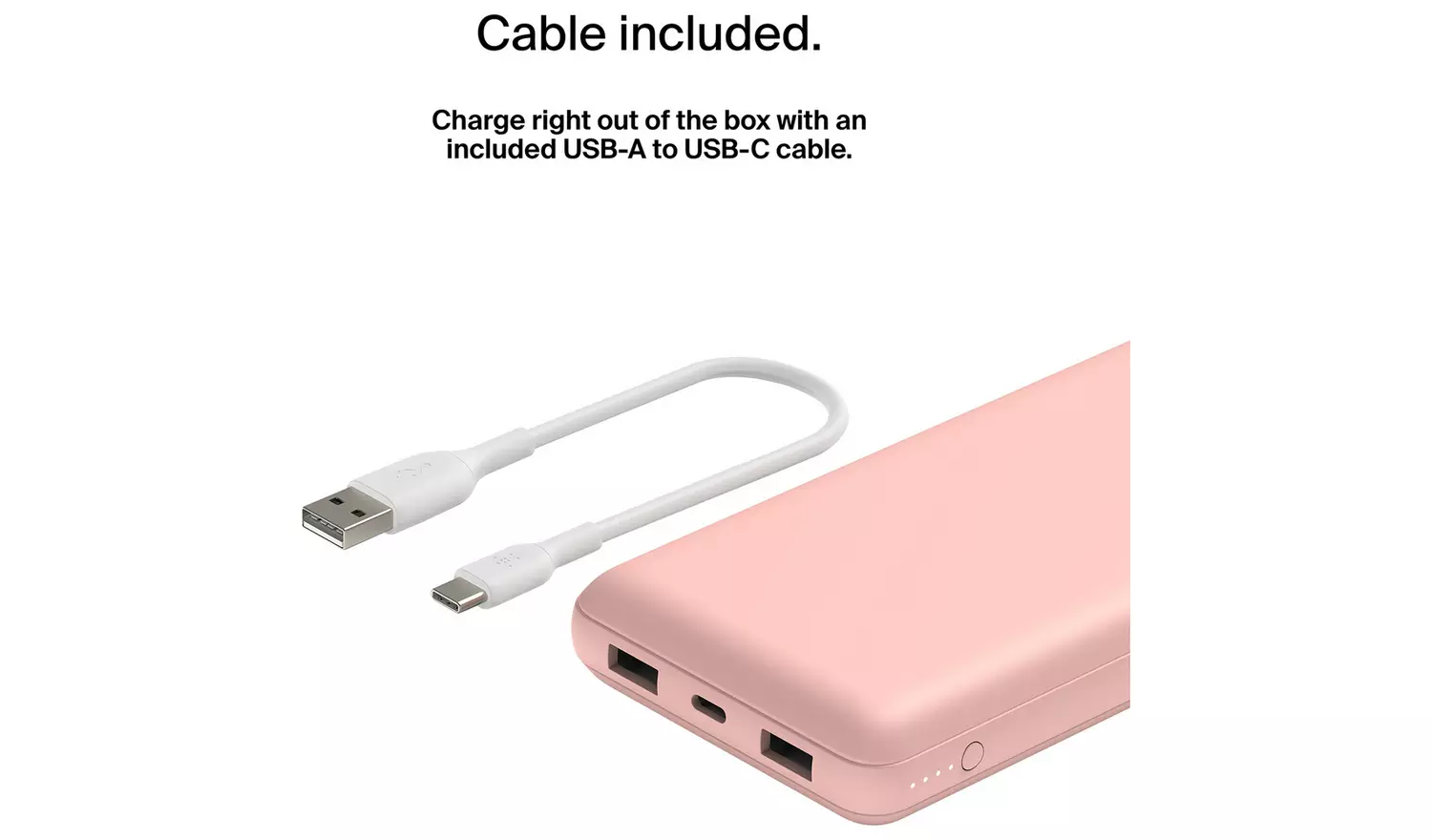Belkin 20000mAh Portable Power Bank - Rose Gold