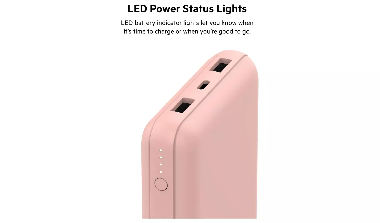 Belkin 20000mAh Portable Power Bank - Rose Gold