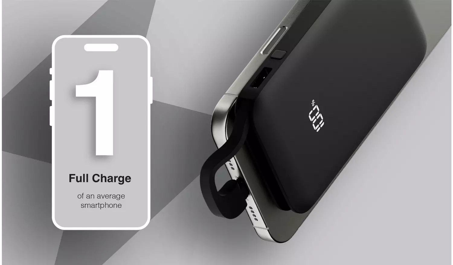 Juice 5000mAh Portable Power Bank - Black