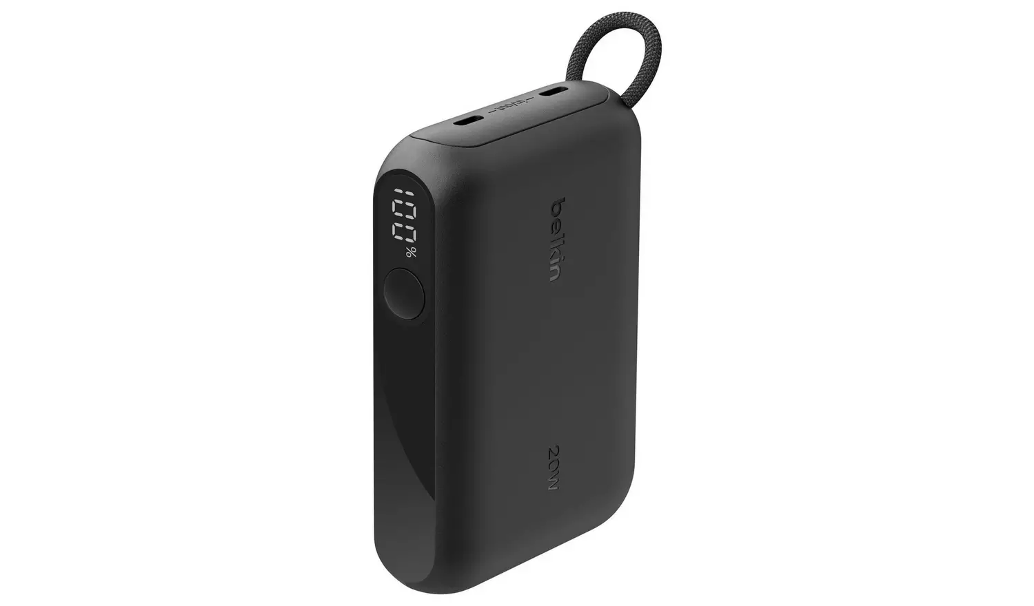 Belkin 20W 10000mAh Portable Power Bank with Display – Black