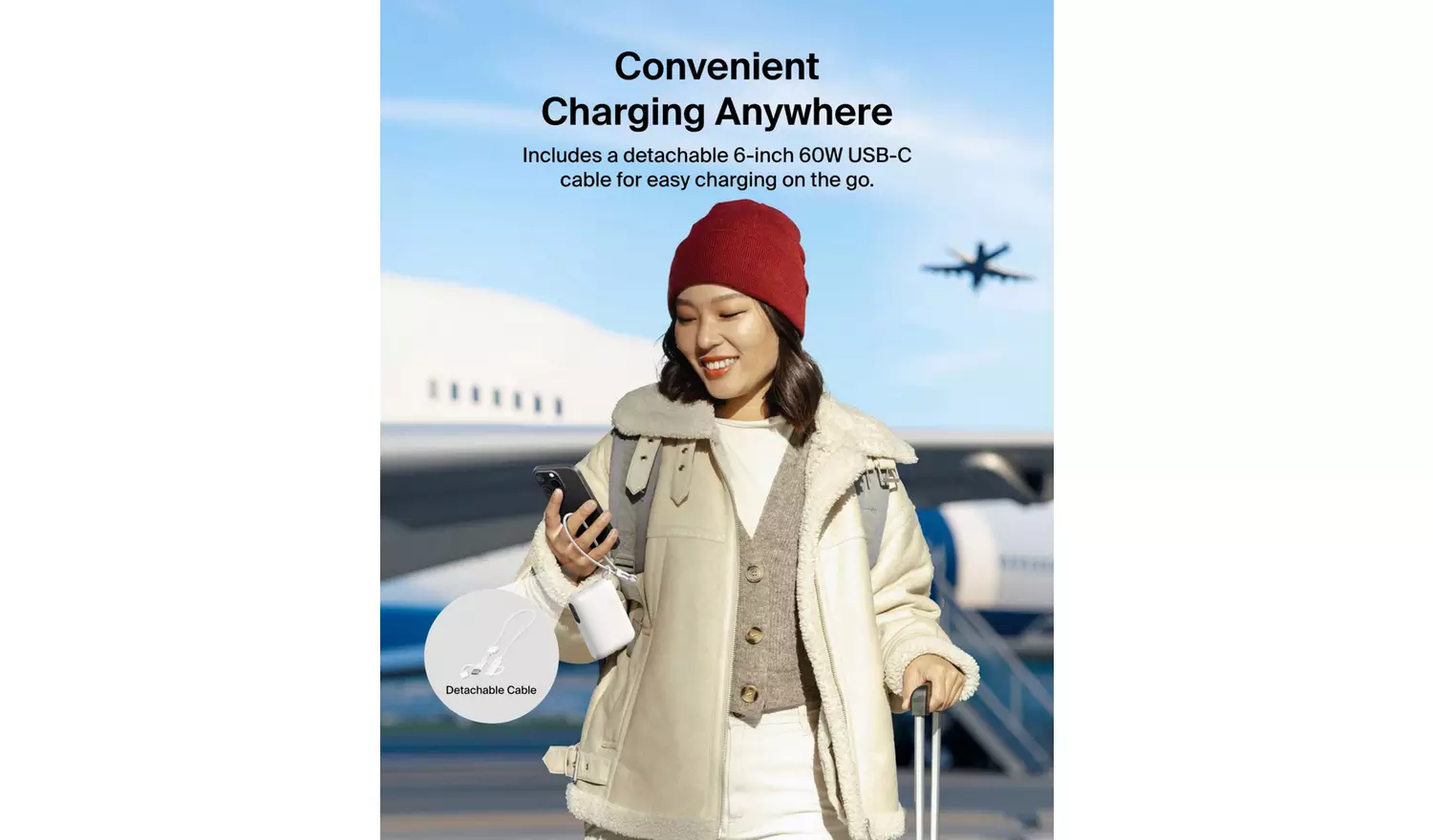 Belkin 20W 10000mAh Portable Power Bank with Display – Black