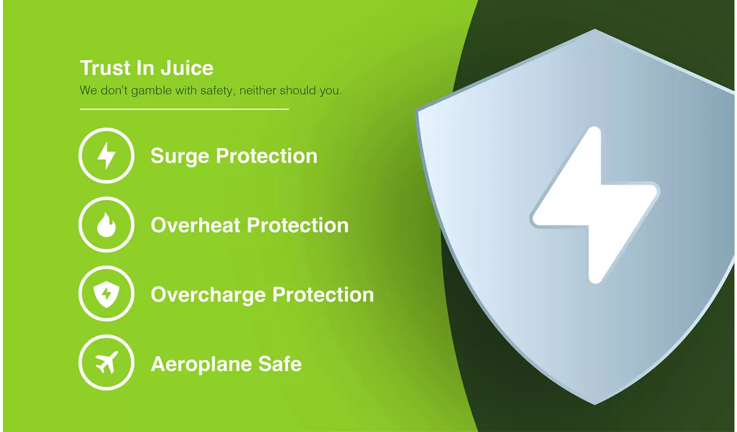 Juice 12000mAh Portable Power Bank - Black