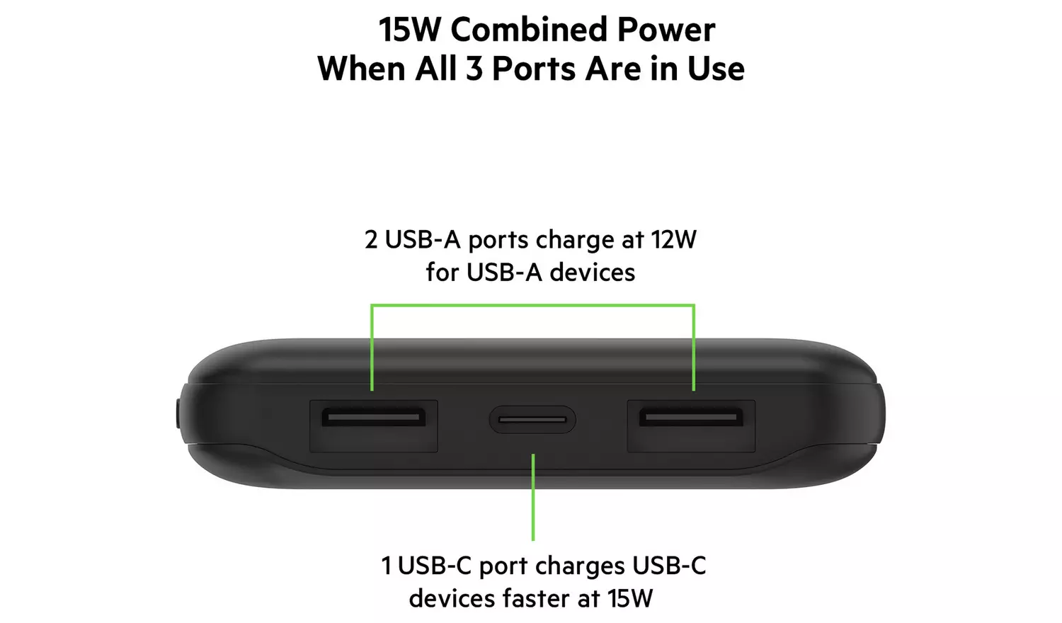 Belkin 10000mAh Portable Power Bank - Black