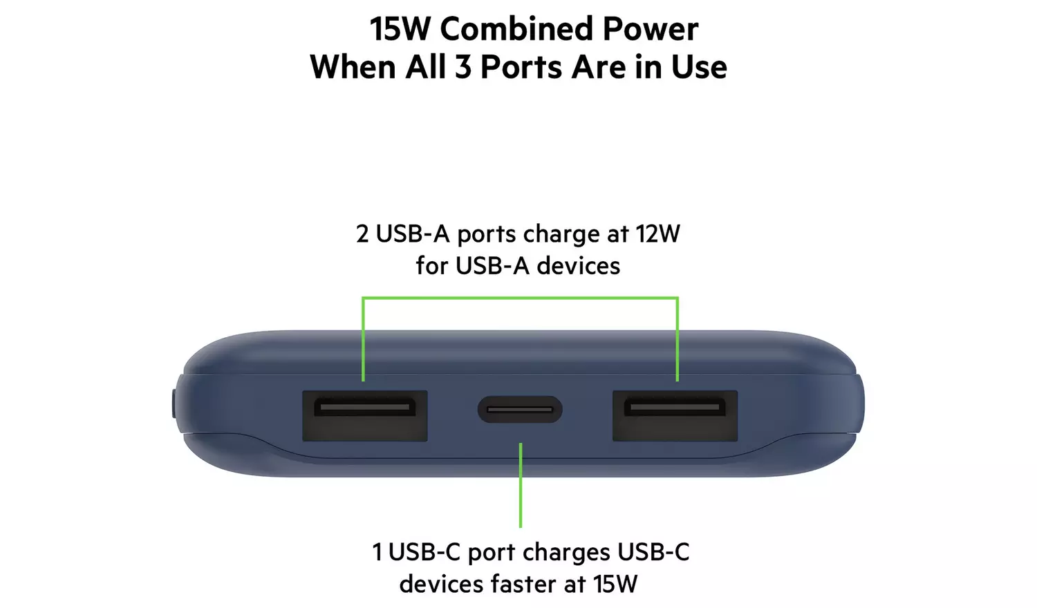 Belkin 10000mAh Portable Power Bank - Blue