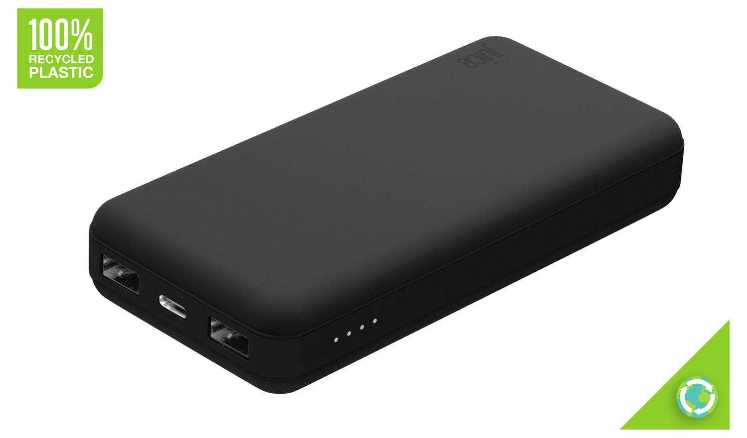 Juice Max 20000mAh Portable Power Bank with 20W PD - Black