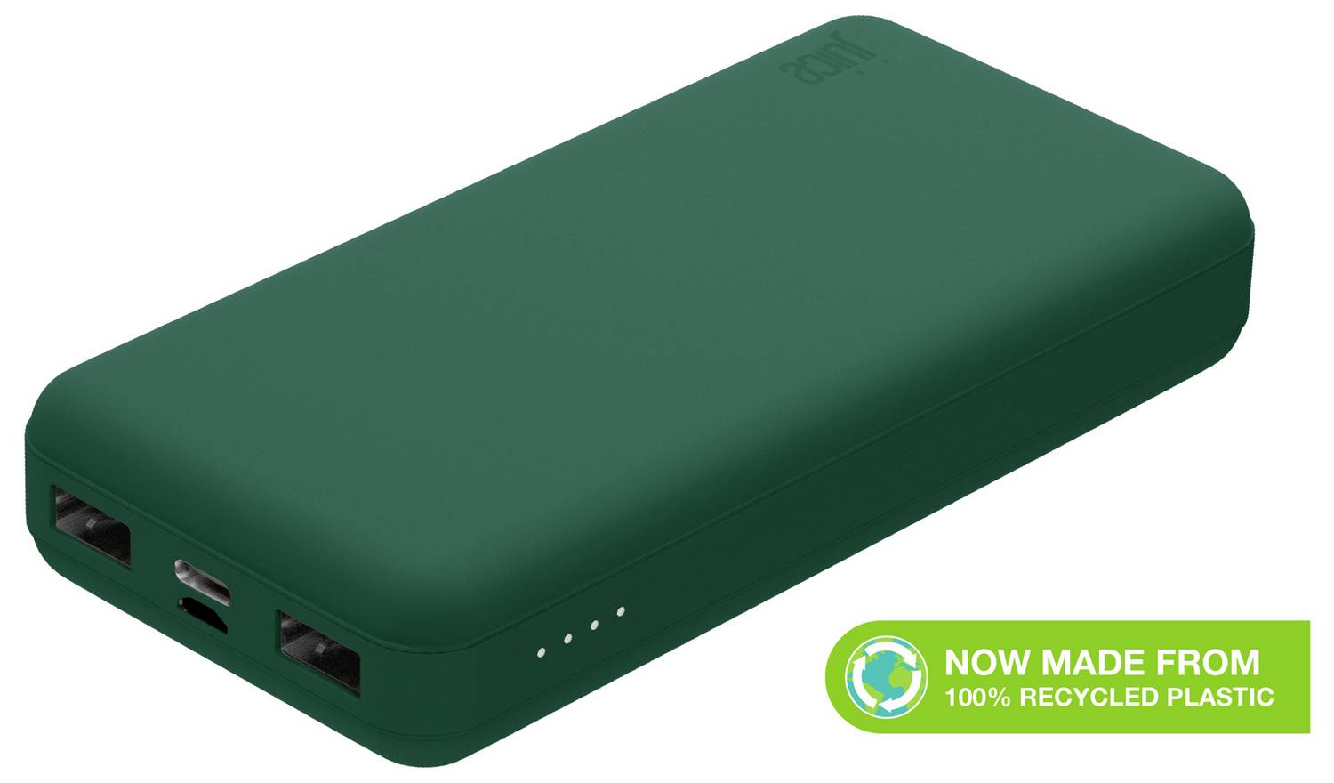 Juice 15000mAh Portable Power Bank - Forest Green