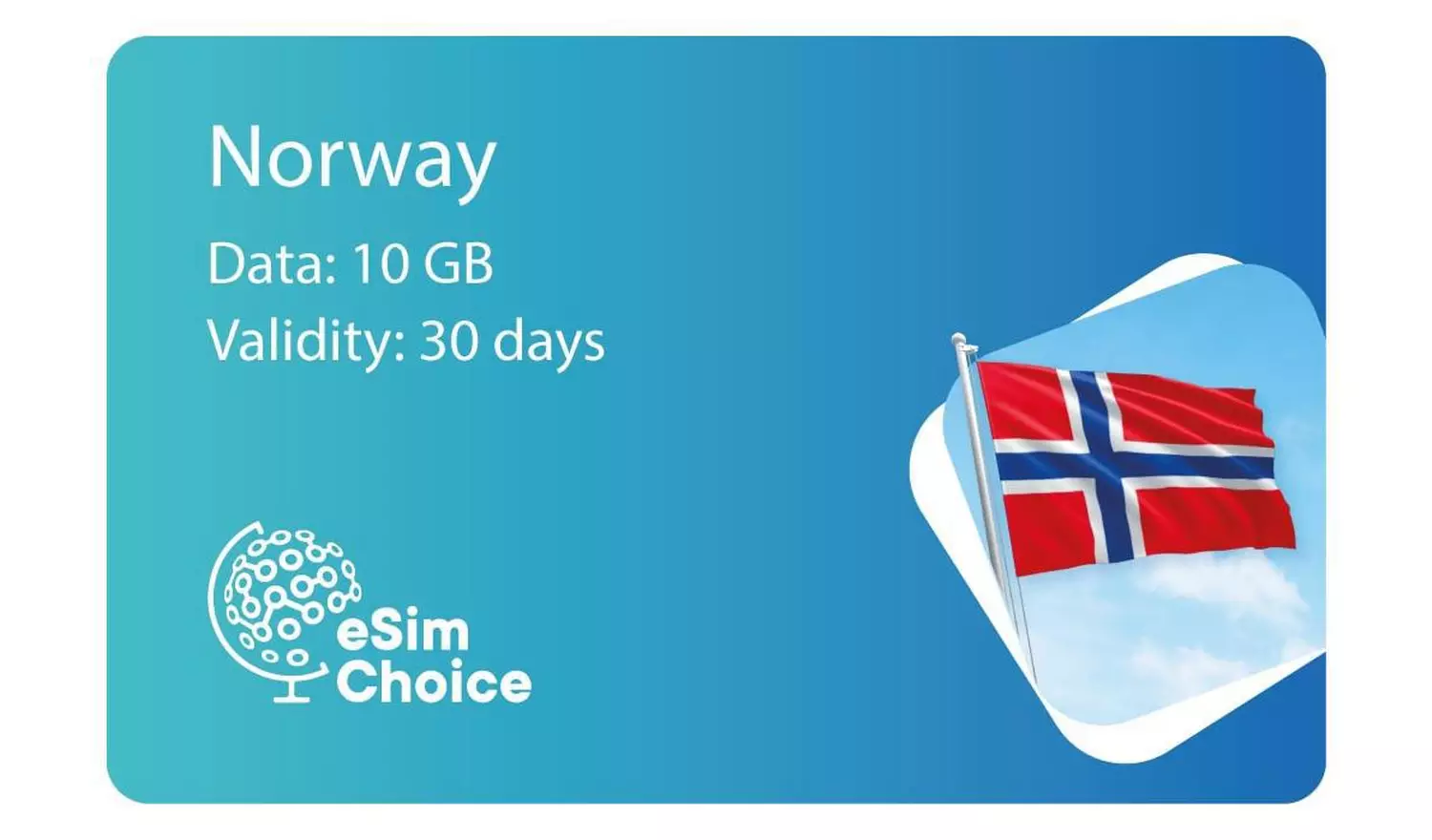 XeSIM Norway 10GB 30 Days