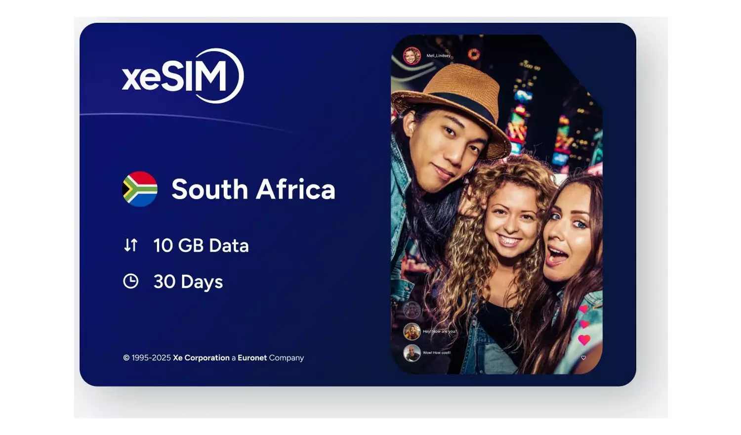 XeSIM South Africa 10GB 30 Days