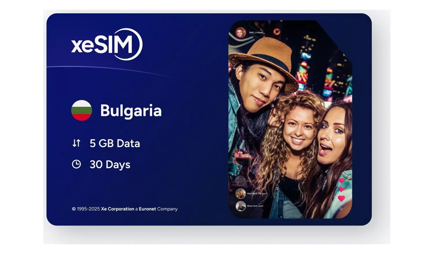 XeSIM Bulgaria 5GB 30 Days