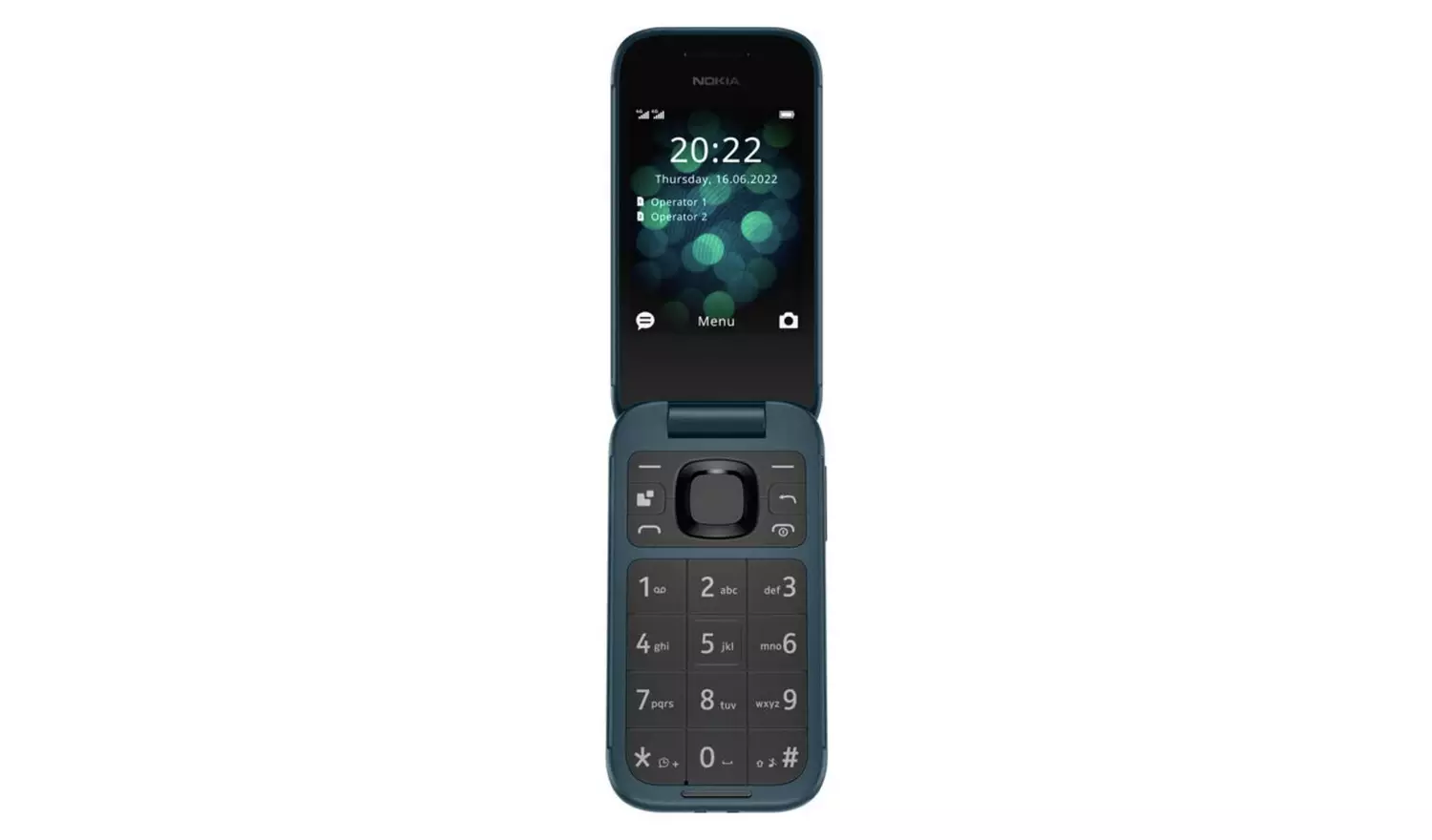 SIM Free Nokia 2660 Flip Mobile Phone - Blue