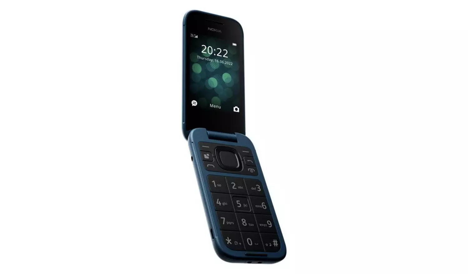 SIM Free Nokia 2660 Flip Mobile Phone - Blue