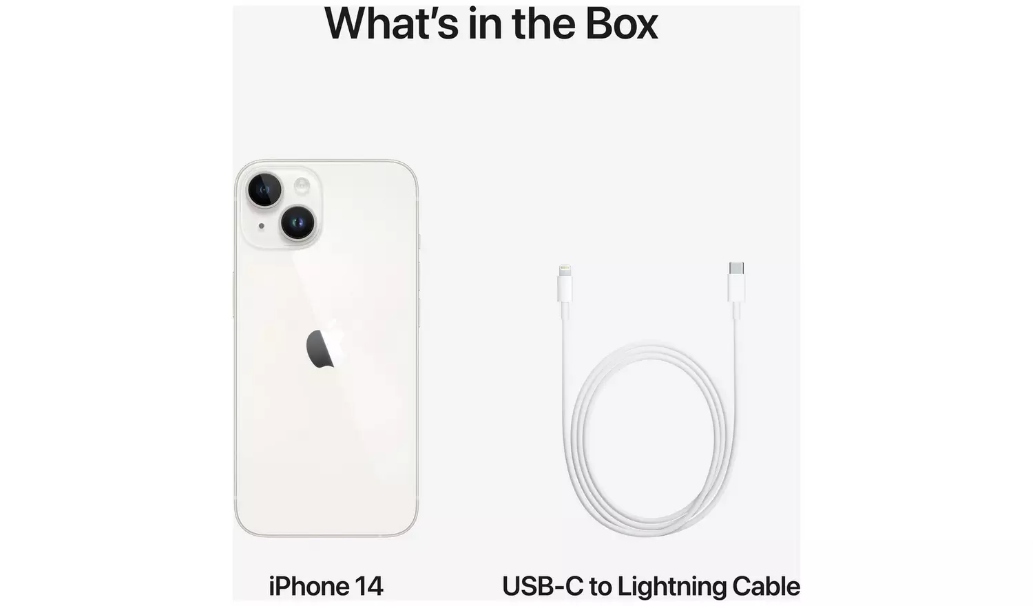 SIM Free iPhone 14 5G 128GB Mobile Phone - Starlight