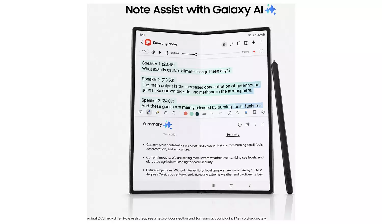 SIM Free Samsung Galaxy Z Fold6 5G 256GB AI Phone - Silver