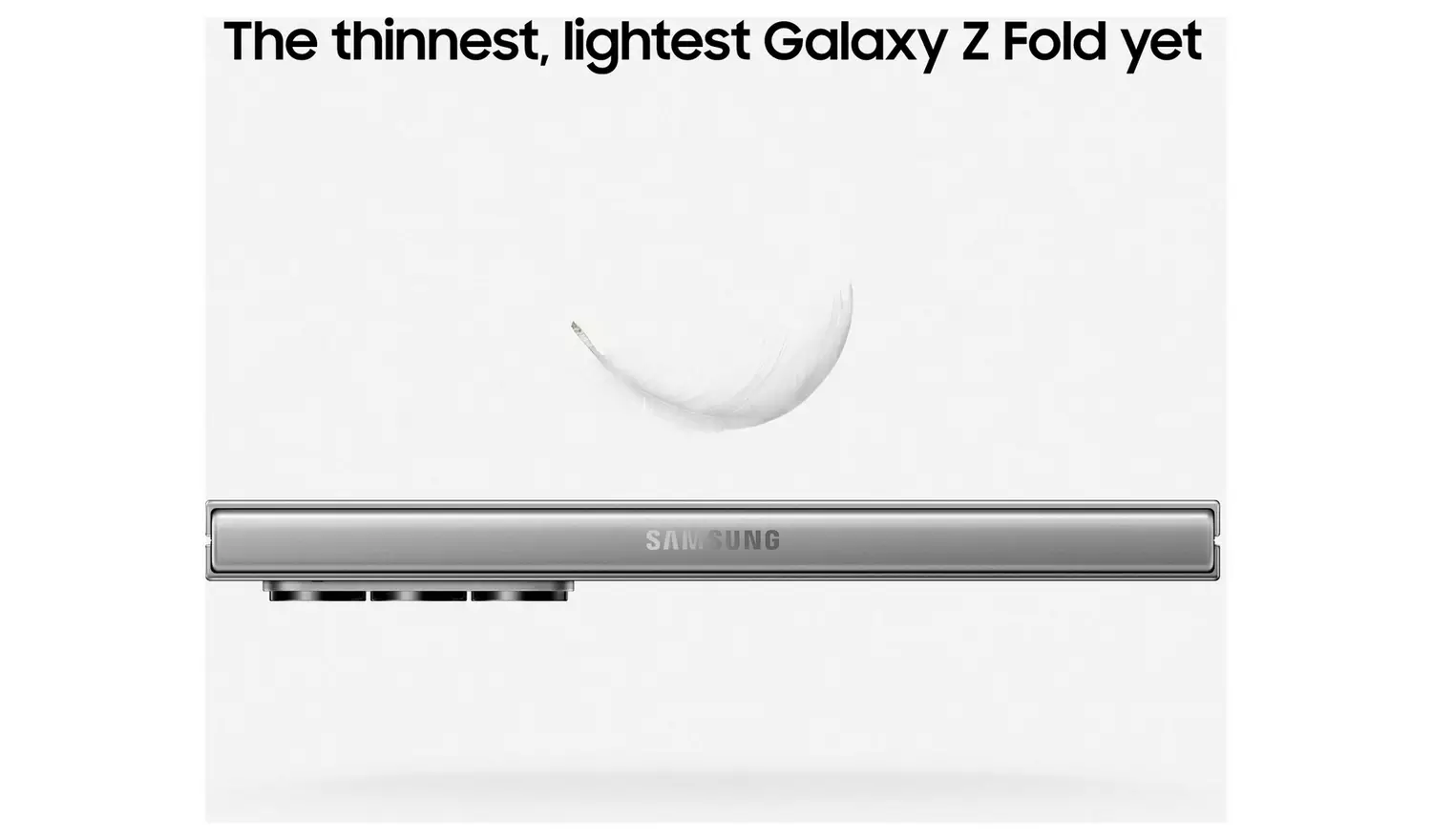 SIM Free Samsung Galaxy Z Fold6 5G 256GB AI Phone - Silver