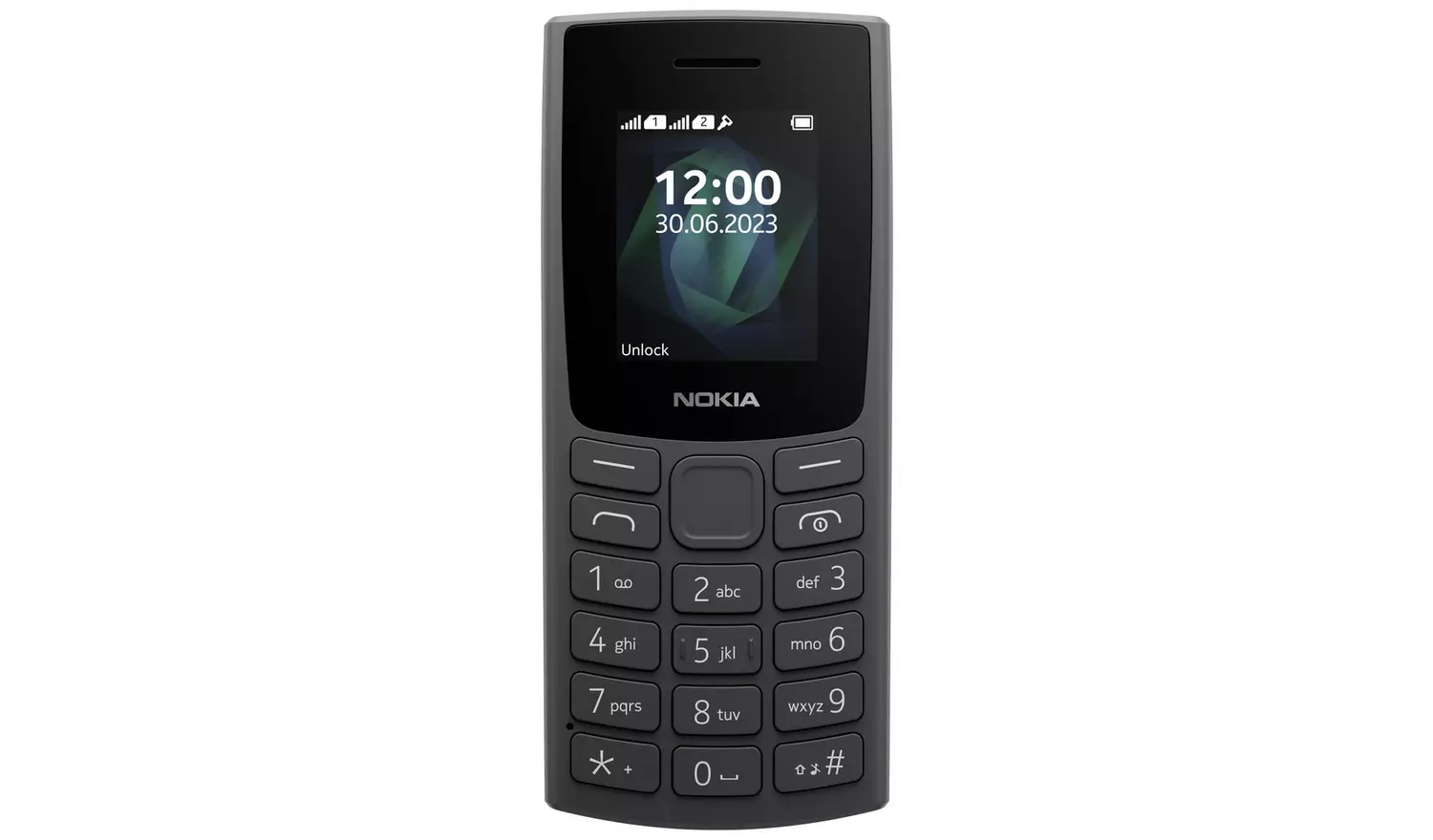 SIM Free Nokia 105 Mobile Phone - Charcoal