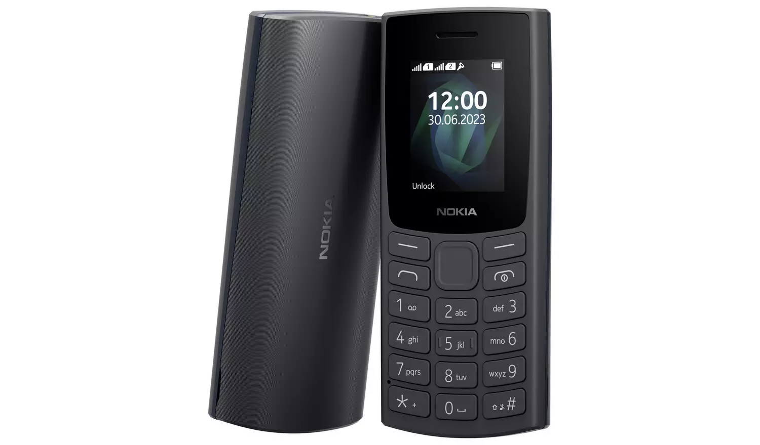 SIM Free Nokia 105 Mobile Phone - Charcoal