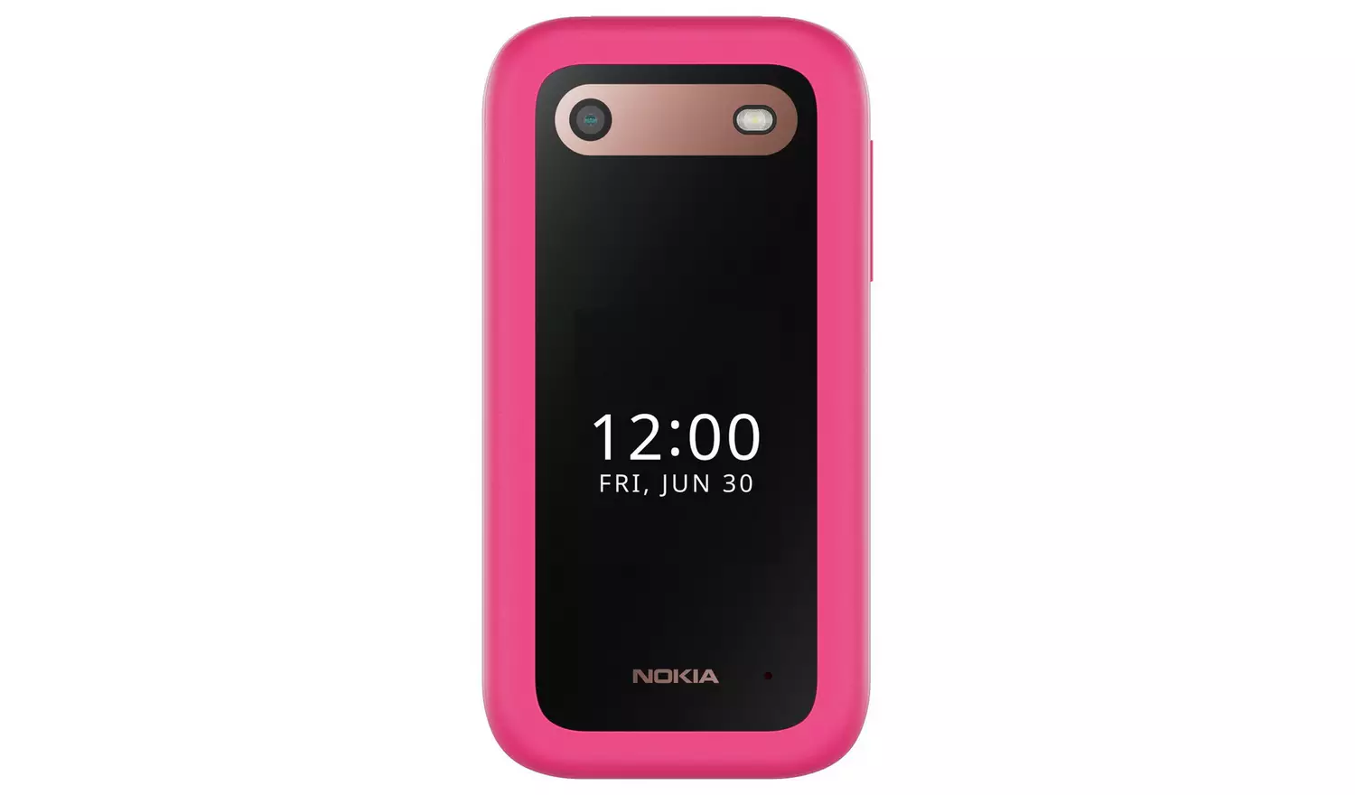 SIM Free Nokia 2660 Flip Mobile Phone - Pink