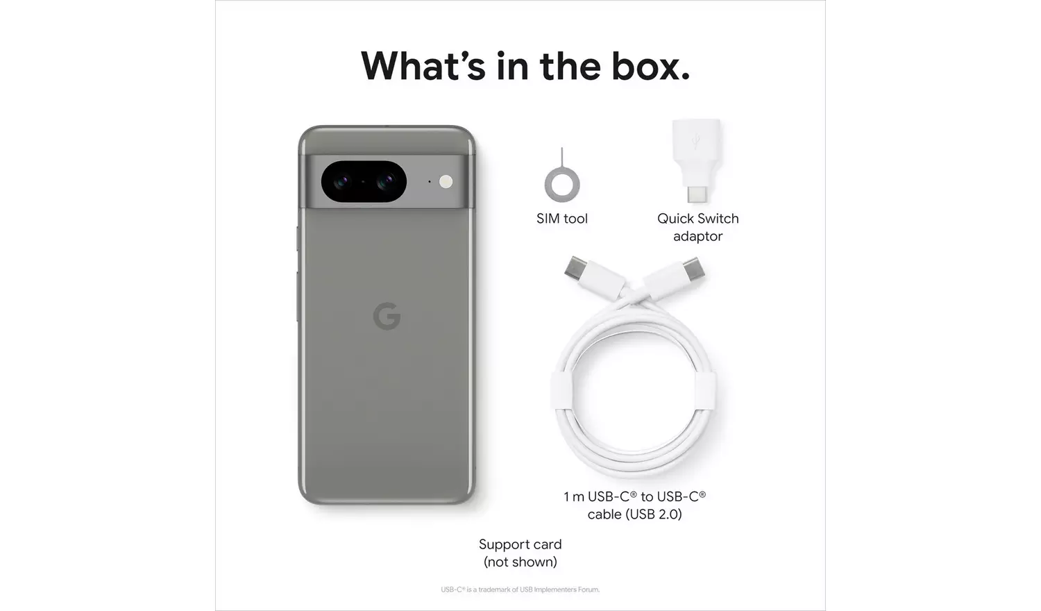 SIM Free Google Pixel 8 5G 128GB AI Mobile Phone - Hazel