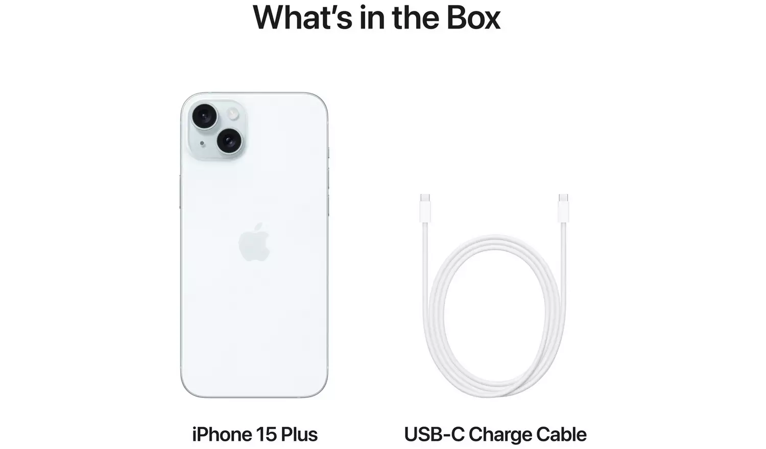 SIM Free iPhone 15 Plus 5G 128GB Mobile Phone - Blue