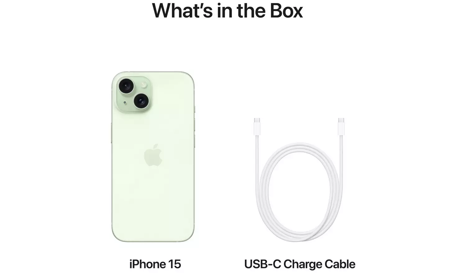 SIM Free iPhone 15 5G 256GB Mobile Phone - Green