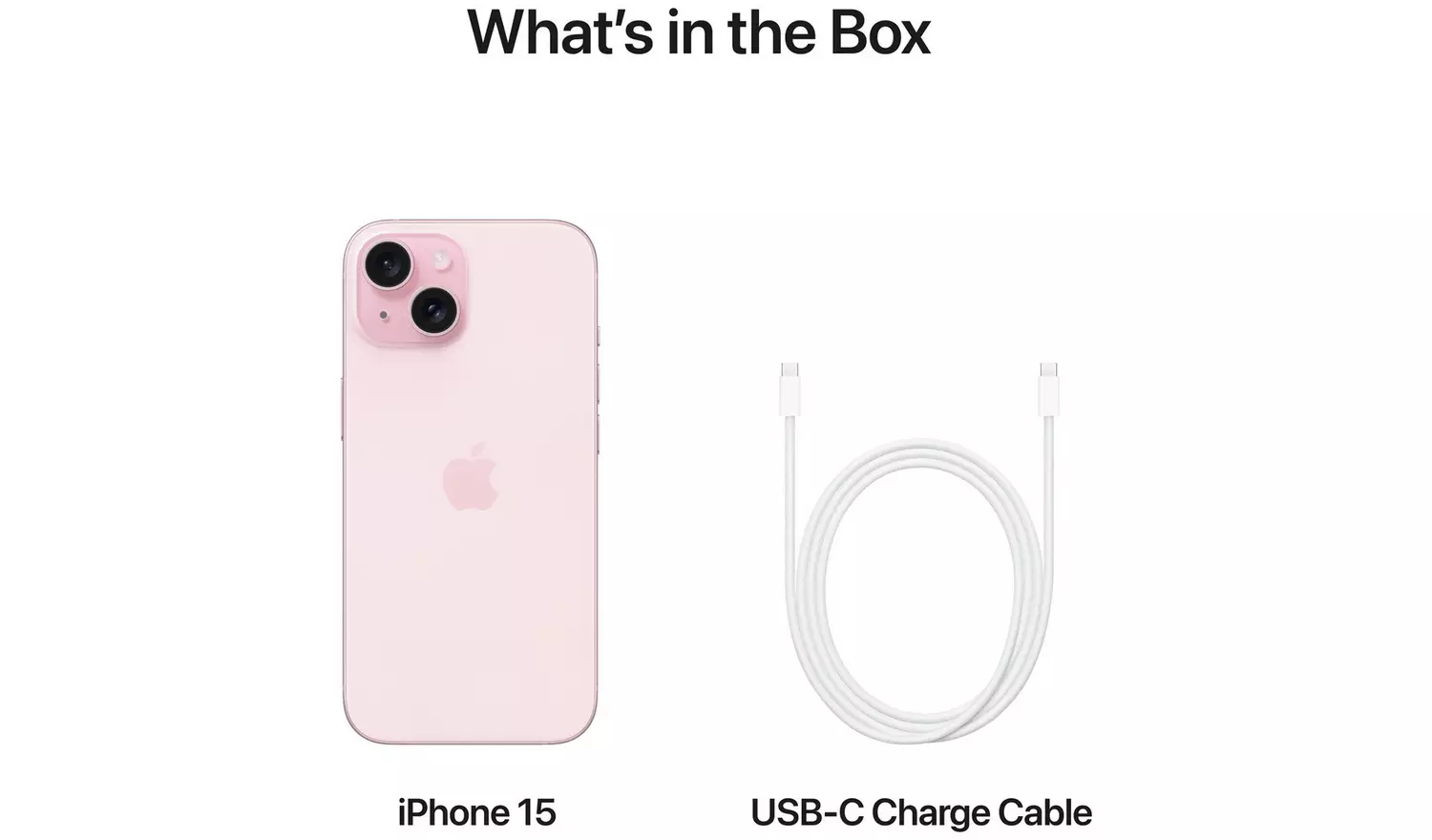 SIM Free iPhone 15 5G 256GB Mobile Phone - Pink