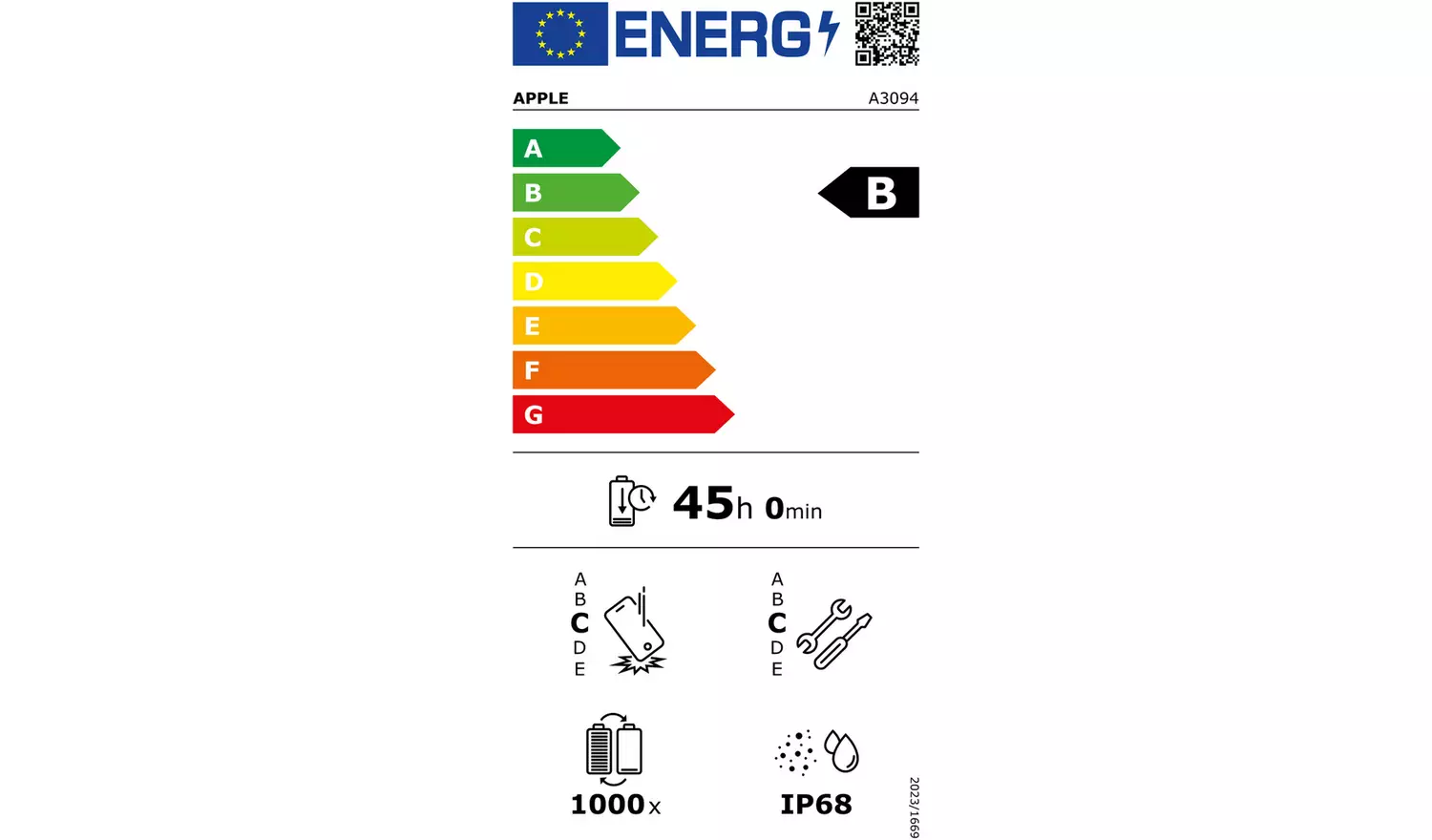 SIM Free iPhone 15 Plus 5G 256GB Mobile Phone - Blue