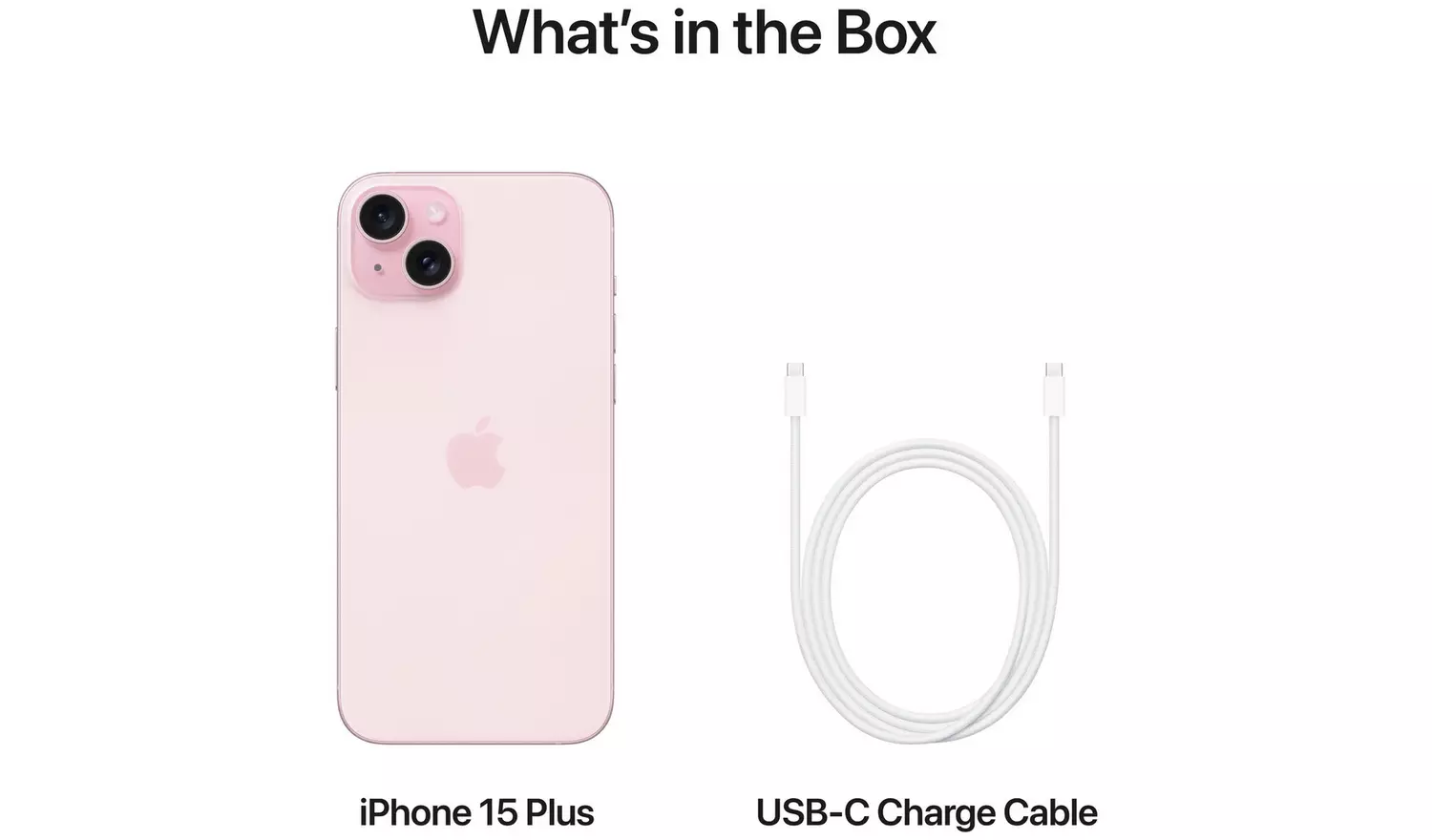 SIM Free iPhone 15 Plus 5G 256GB Mobile Phone - Pink