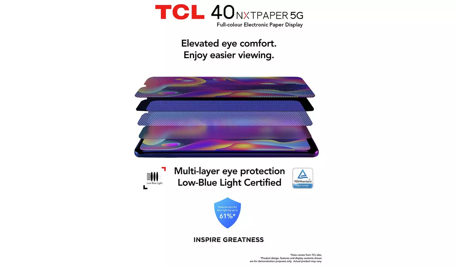 SIM Free TCL 40 NXTPAPER 5G 256GB Mobile Phone - Black