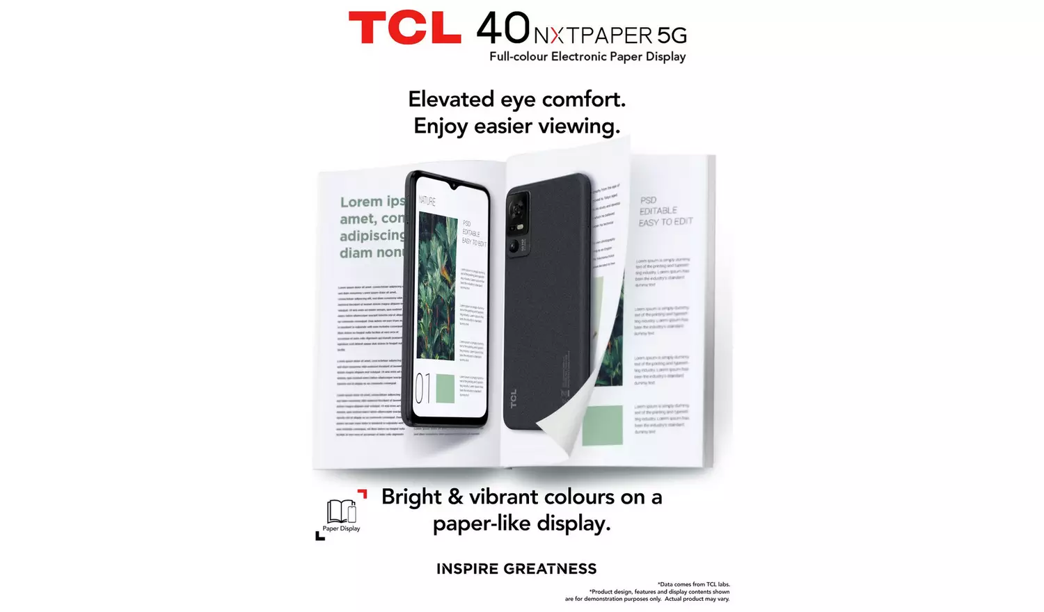 SIM Free TCL 40 NXTPAPER 5G 256GB Mobile Phone - Black