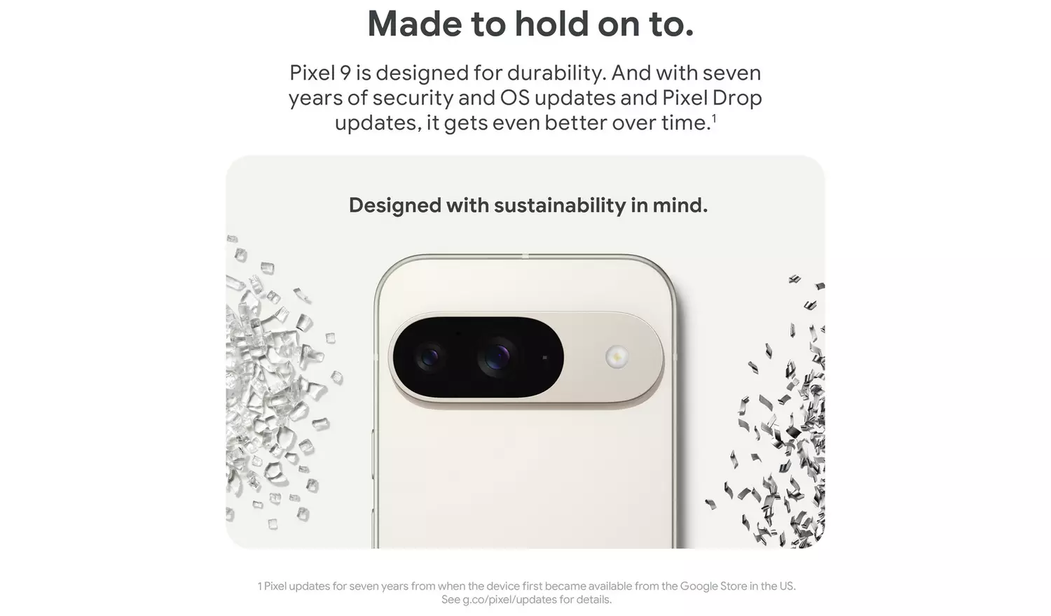 SIM Free Google Pixel 9 5G 256GB Mobile Phone - Peony