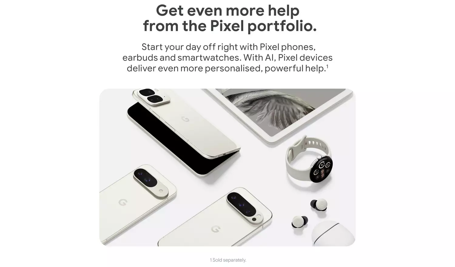 SIM Free Google Pixel 9 5G 256GB Mobile Phone - Peony