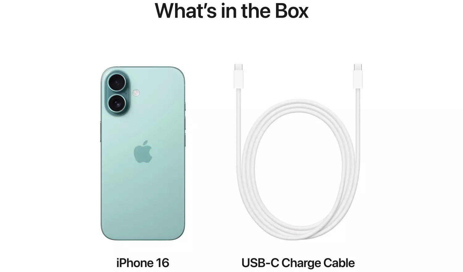 SIM Free iPhone 16 5G 512GB AI Mobile Phone - Teal