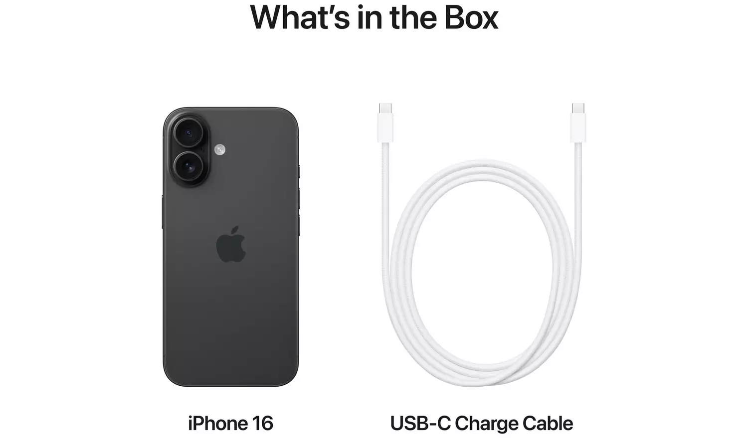 SIM Free iPhone 16 5G 128GB AI Mobile Phone - Black