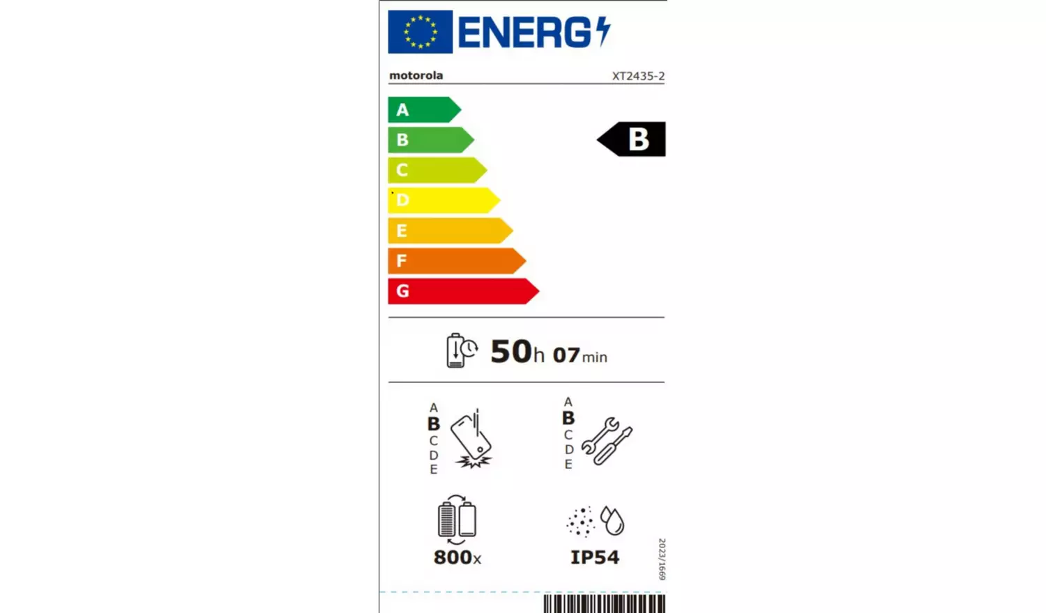 SIM Free Motorola G55 5G 256GB Mobile Phone - Forest Grey