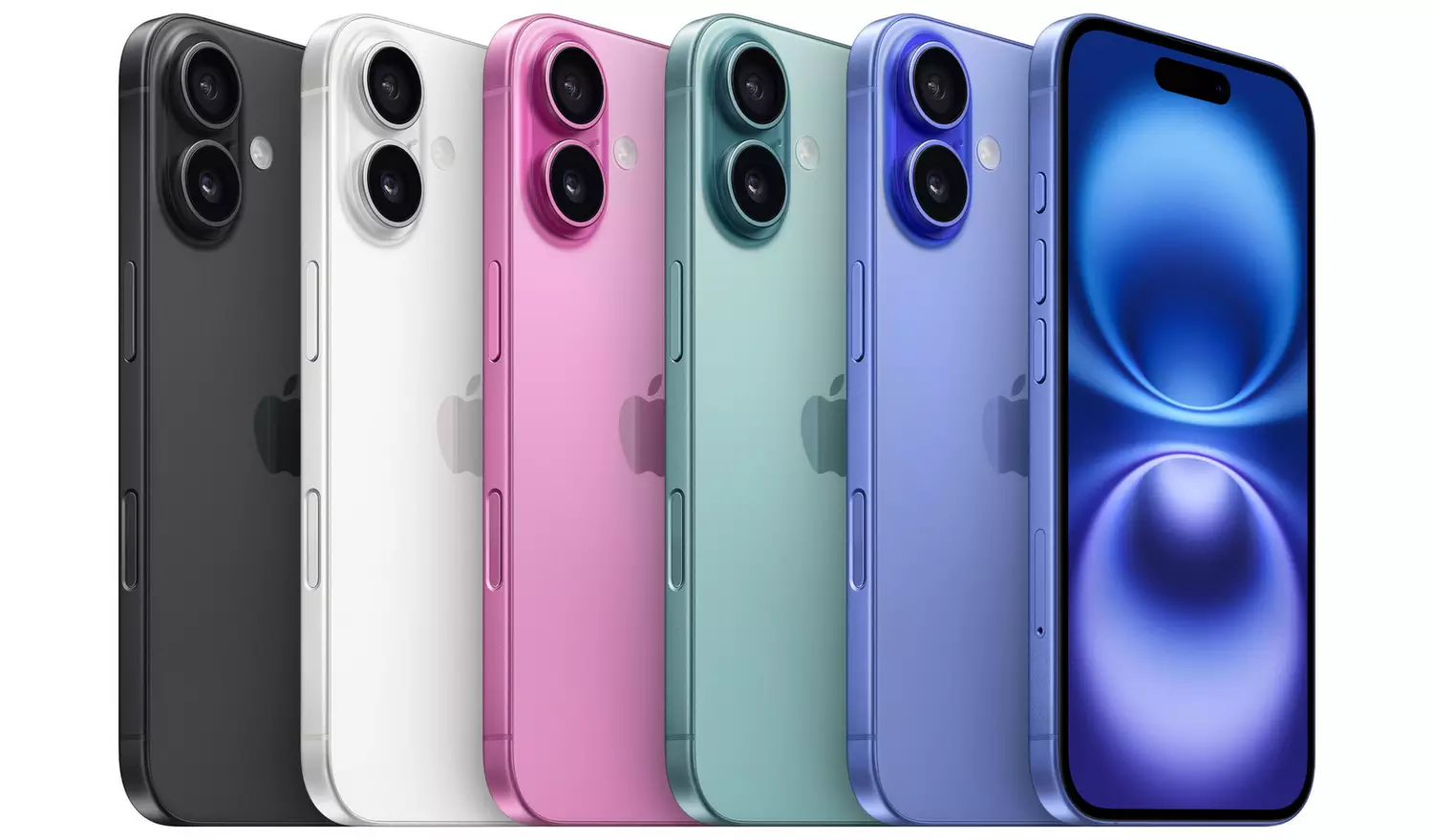 SIM Free iPhone 16 5G 256GB AI Mobile Phone - Pink