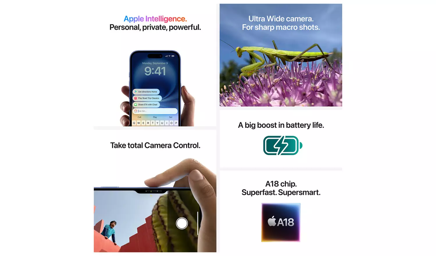 SIM Free iPhone 16 Plus 5G 128GB AI Mobile Phone - Pink