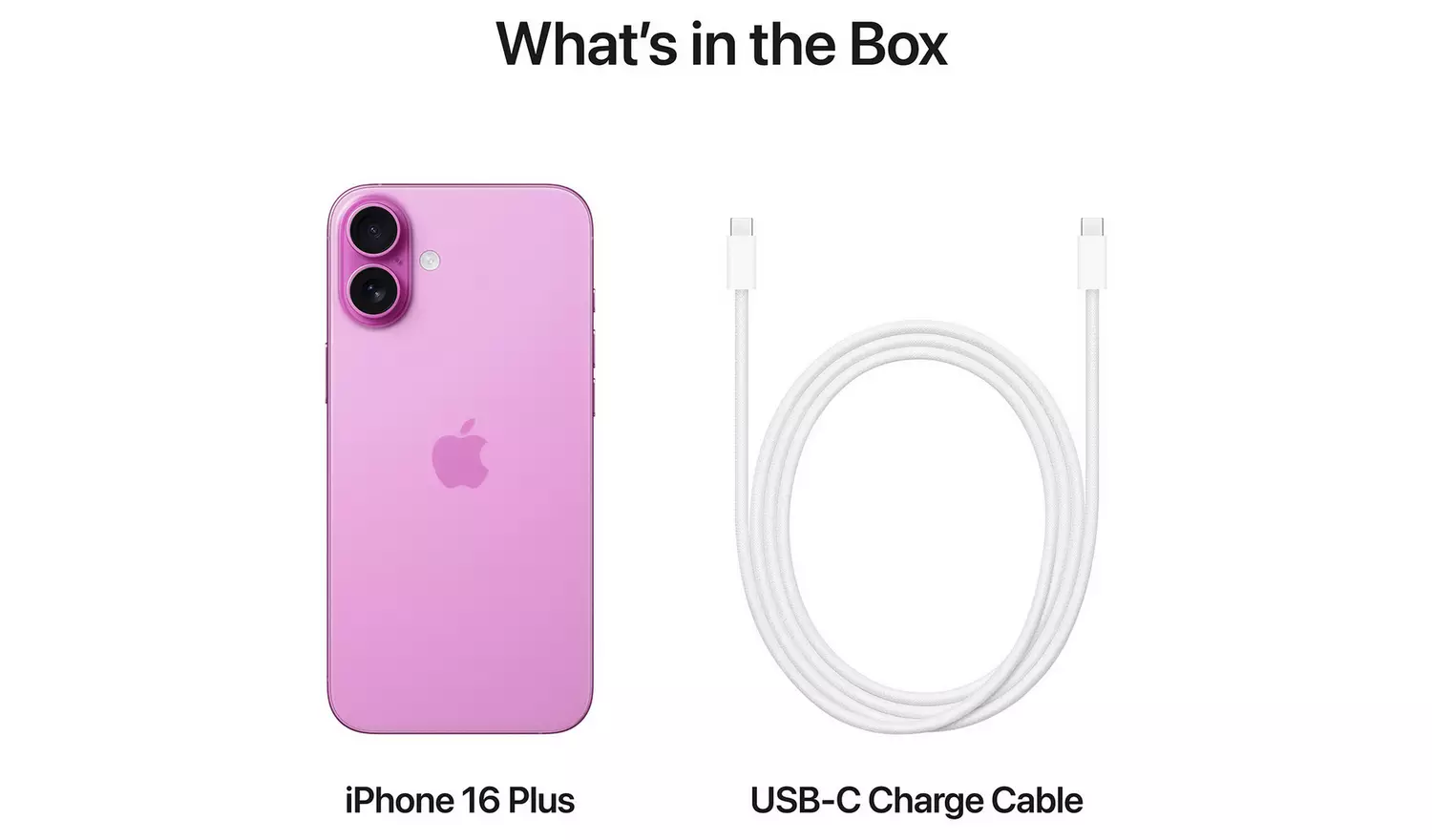 SIM Free iPhone 16 Plus 5G 512GB AI Mobile Phone - Pink