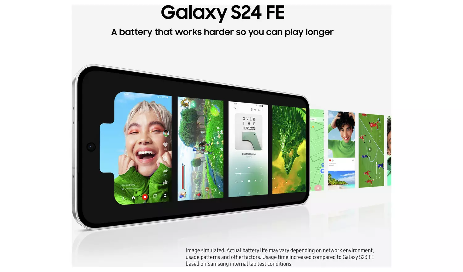 SIM Free Samsung Galaxy S24 FE 5G 128GB AI Phone - Graphite