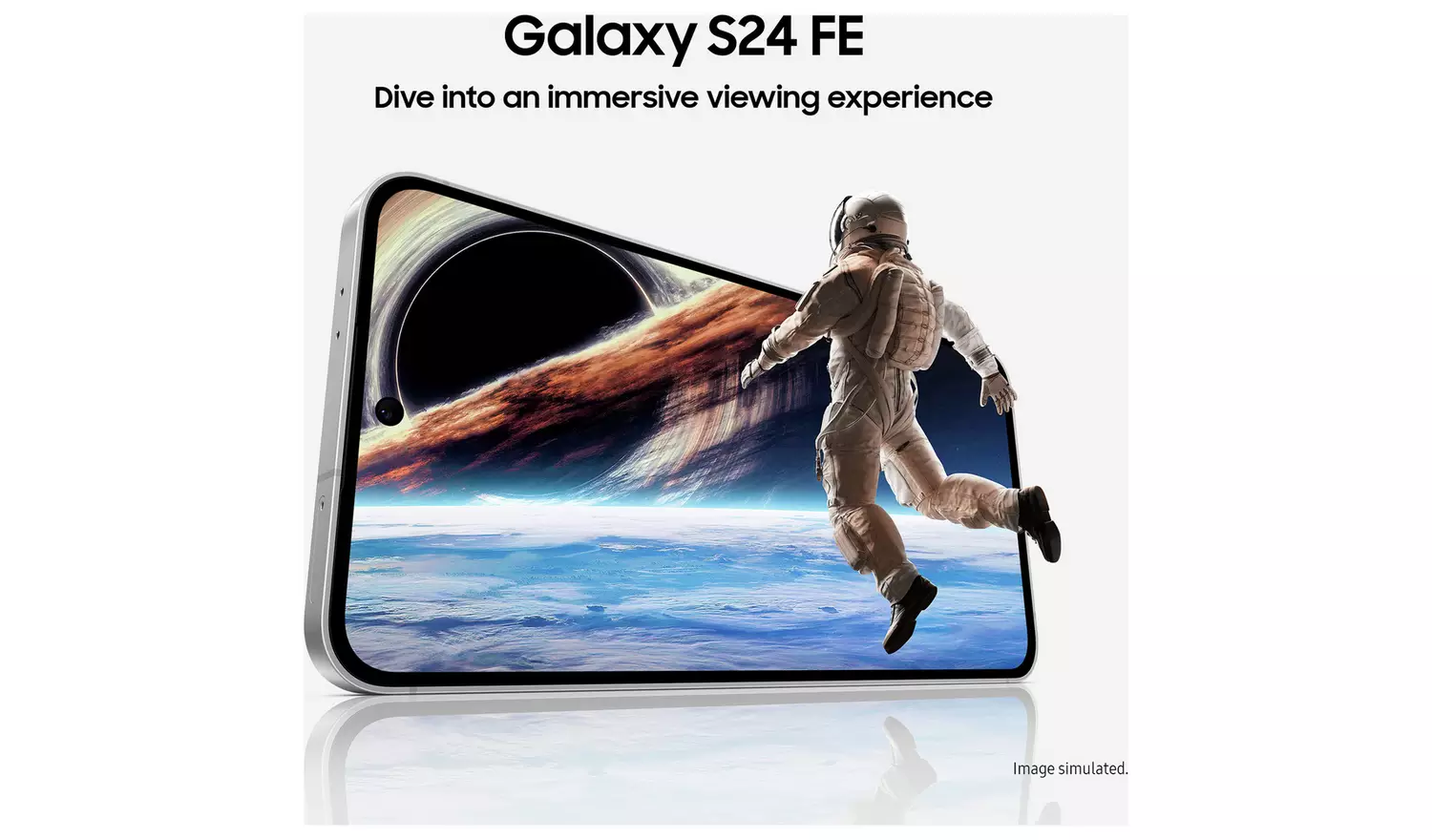 SIM Free Samsung Galaxy S24 FE 5G 128GB AI Phone - Graphite