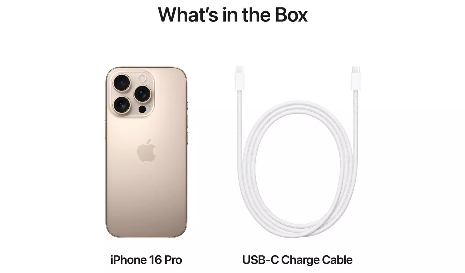 SIM Free iPhone 16 Pro 5G 256GB AI Mobile Phone - Desert